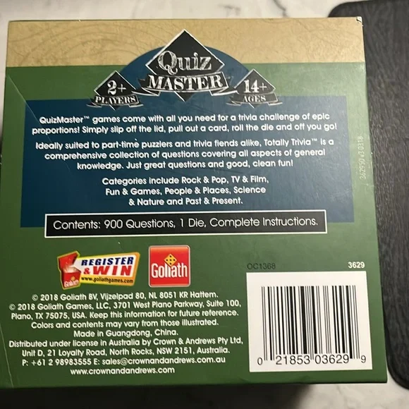 Quiz Master Totally Trivia by Goliath - Picture 3 of 4